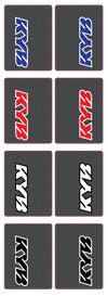 KYB Fork Tube Decals | Carbon Fiber